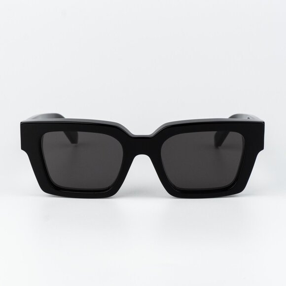 Off-White VIRGIL Men Sunglasses Black Grey Square OERI008 1307 NEW AUTHENTIC - Picture 2 of 11